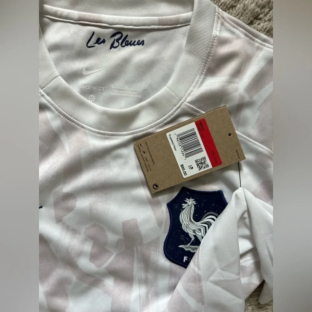 Nike FFF France Soccer Jersey World Cup Away Top